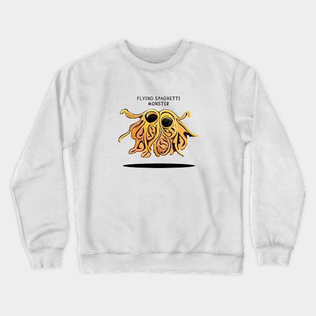 Flying Spaghetti Monster Crewneck Sweatshirt by Lolebomb